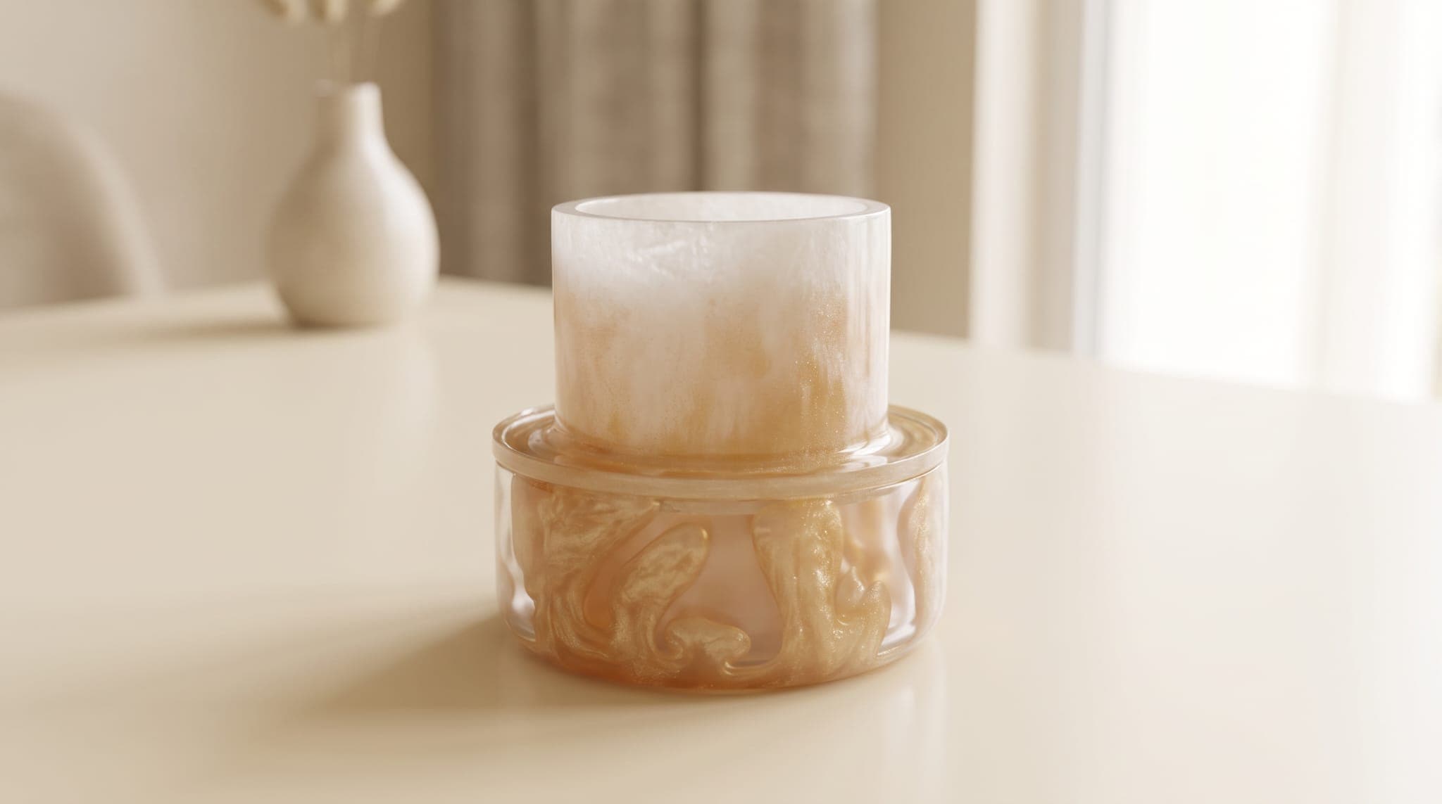 Champaign swirls mayim achronim