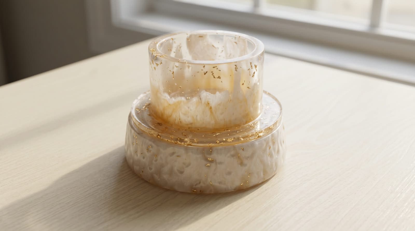 Swirled pearl mayim achronim set