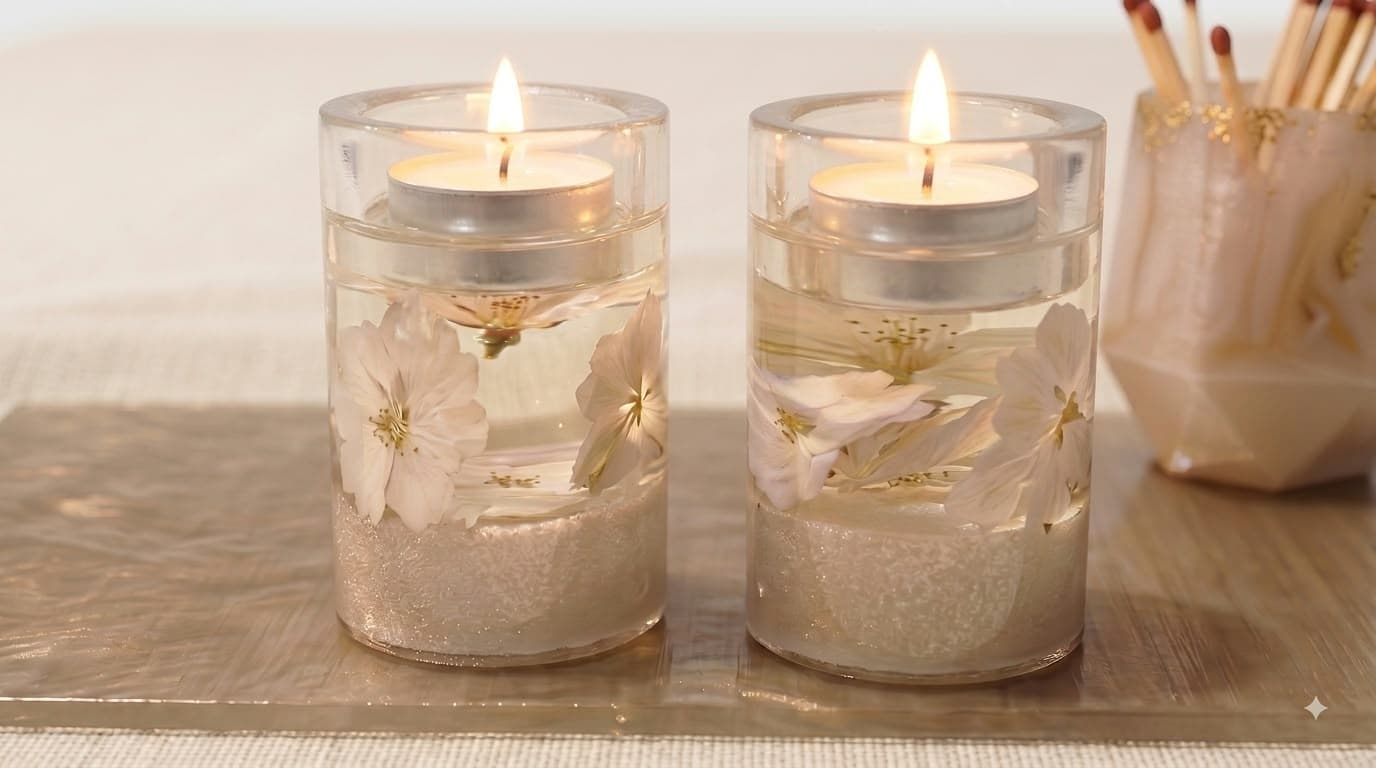 Eternal bloom candle lighting set
