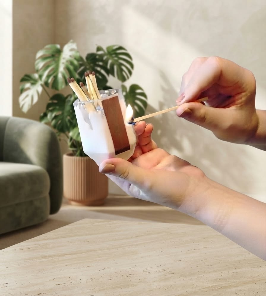 Resin matchbox
